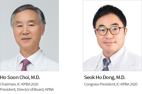Eunsil Yu, MD Congress President, 2nd IC-KPBA, Sung Koo Lee, MD Chairman, 2nd IC-KPBA President, Board of Directors, KPBA
