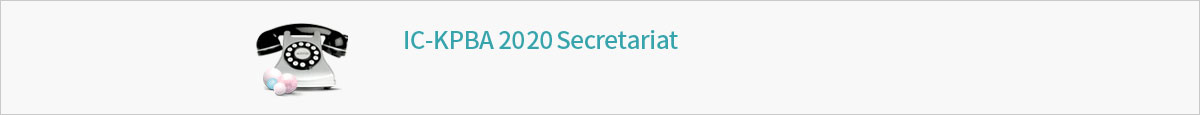 IC-KPBA 2020 Secretariat